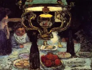 La Lámpara - Pierre Bonnard