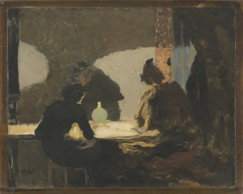 La lámpara verde - Édouard Vuillard