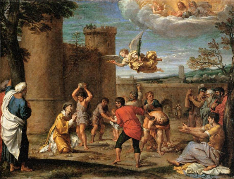La lapidación de San Esteban - Annibale Carracci