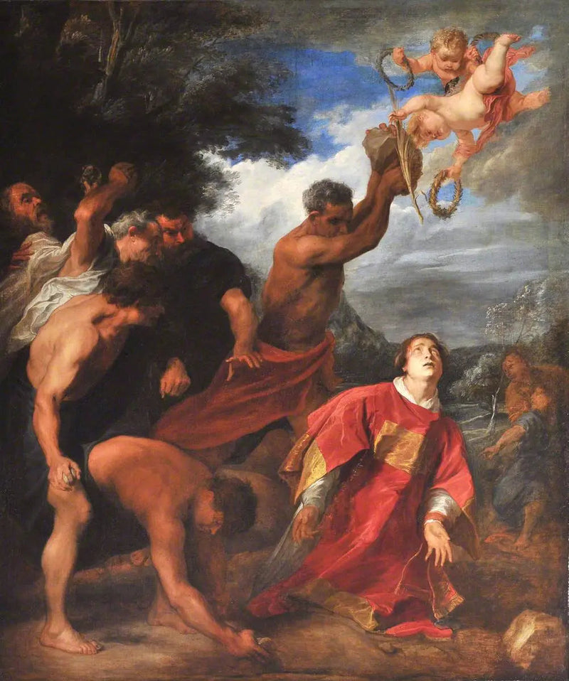 La lapidación de san Esteban - Antoine van Dyck