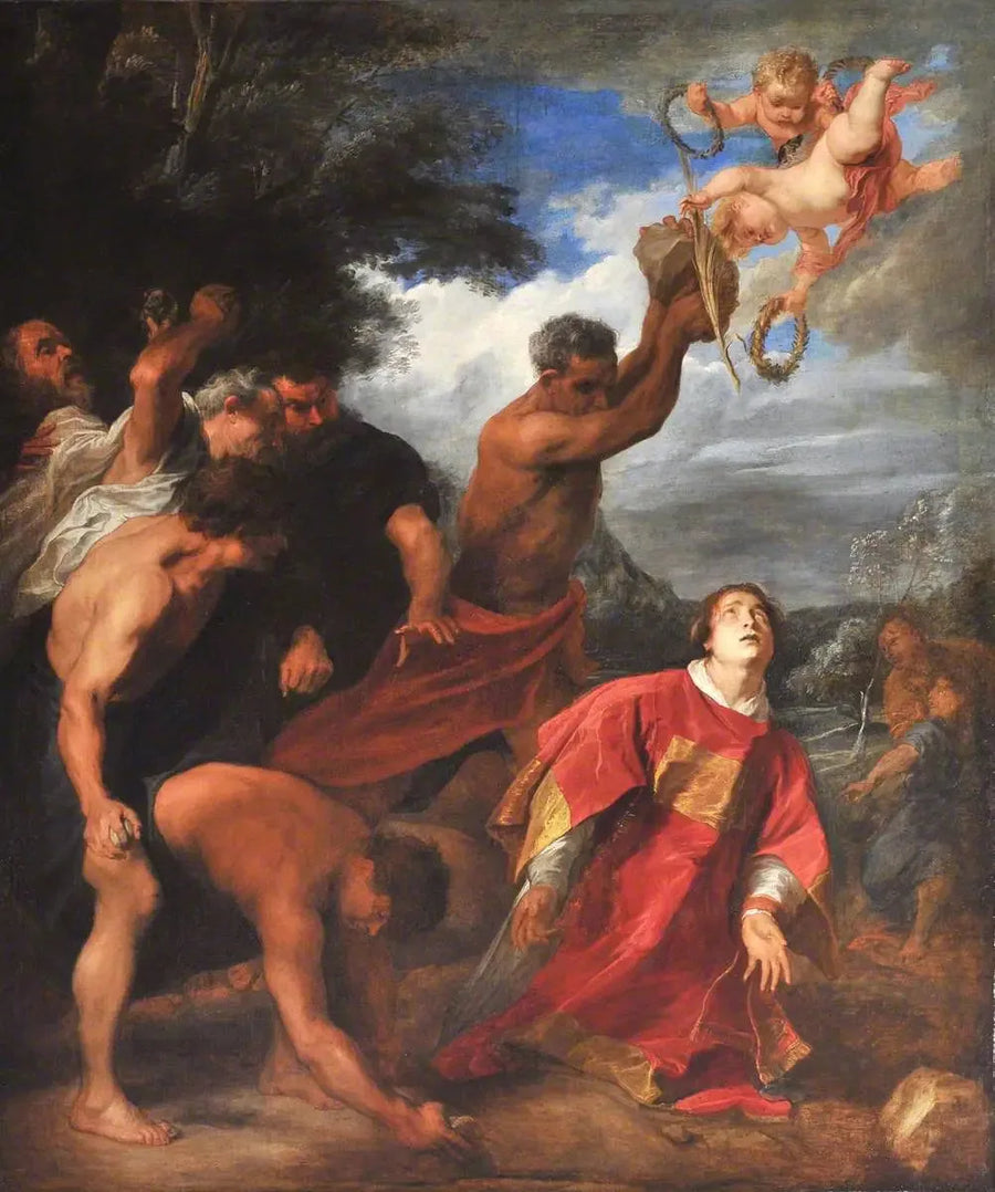 La lapidación de san Esteban - Antoine van Dyck