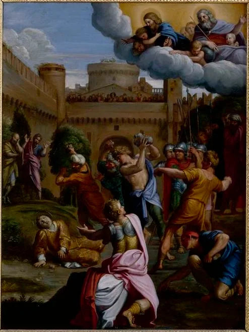 La lapidación de San Esteban - Domenichino