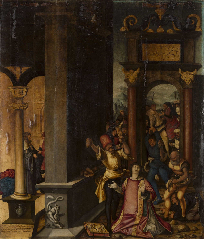 La lapidación de San Esteban - Hans Baldung Grien