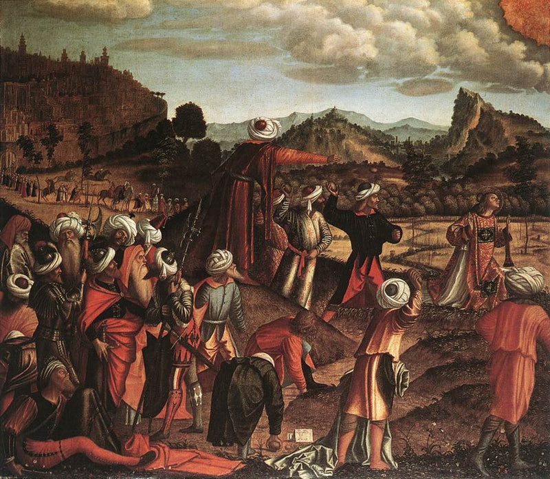 La lapidación de san Esteban - Vittore Carpaccio
