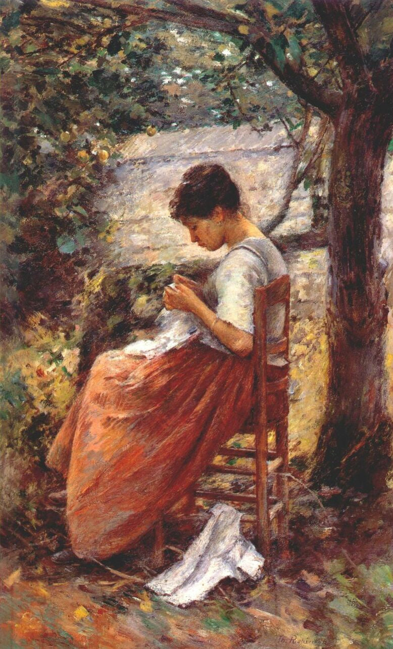 La ropita de bebé - Theodore Robinson