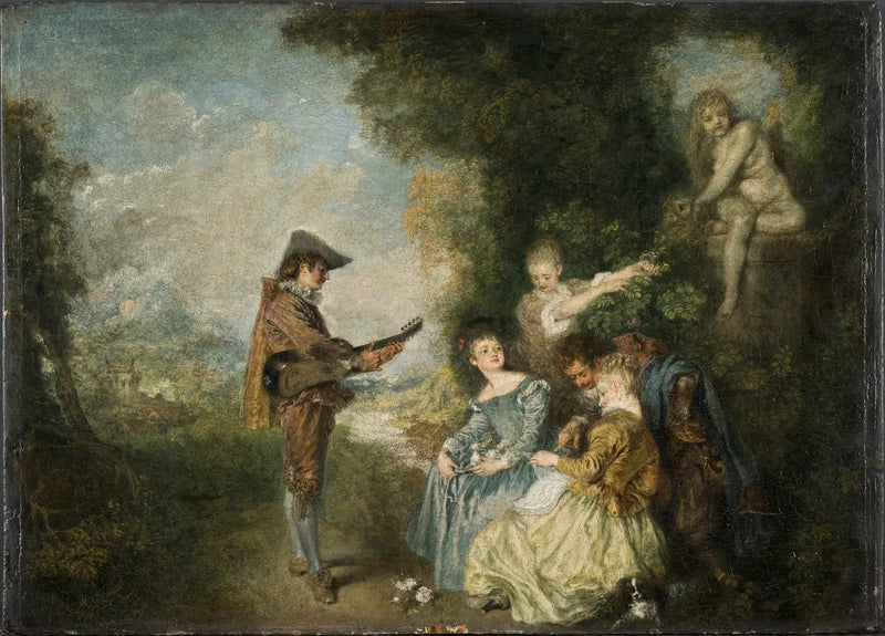 La Lección de Amor - Antoine Watteau