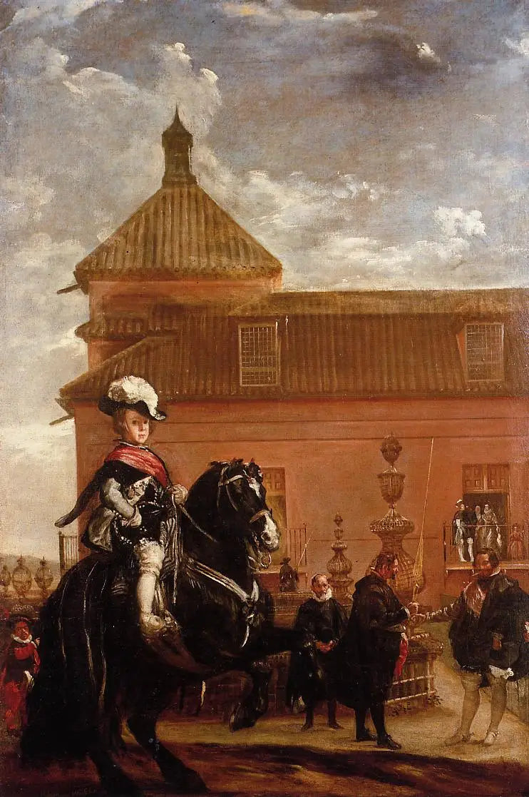 La lección de equitación del príncipe Baltasar Carlos - Diego Velázquez