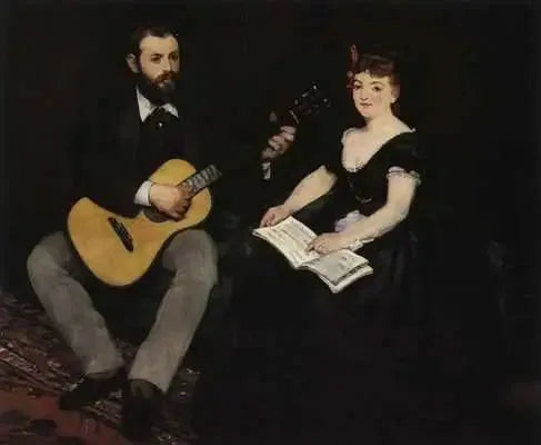 La lección de música - Édouard Manet