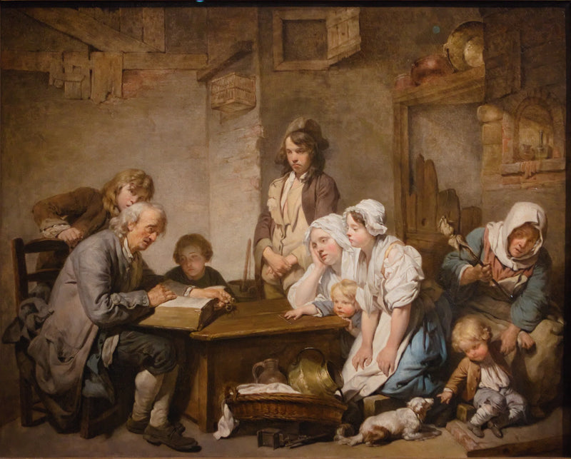 La Lectura de la Biblia - Jean-Baptiste Greuze