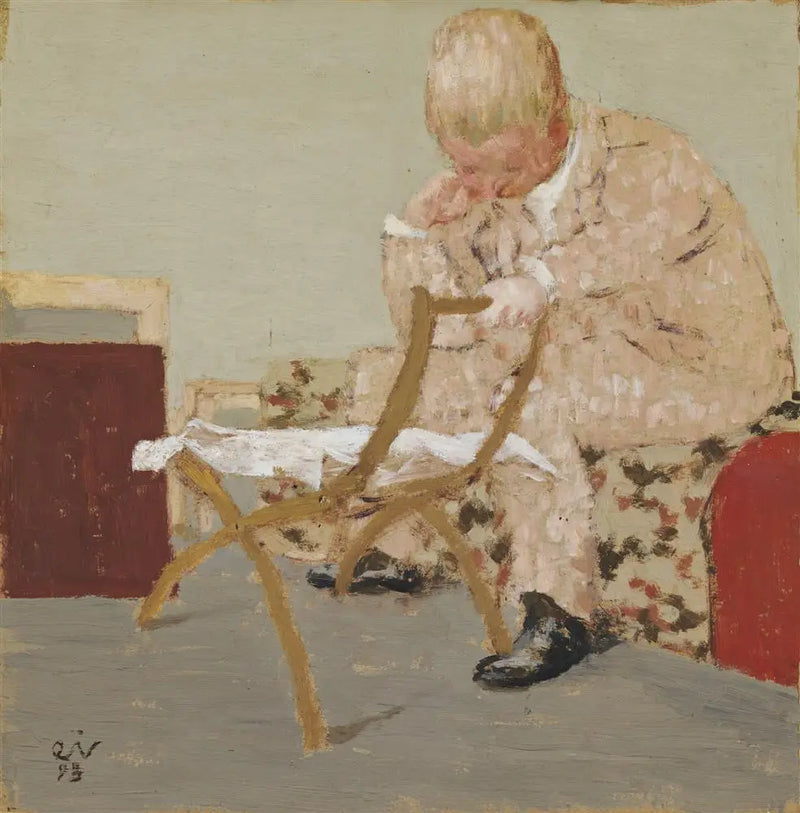 La lectura del periódico - Édouard Vuillard