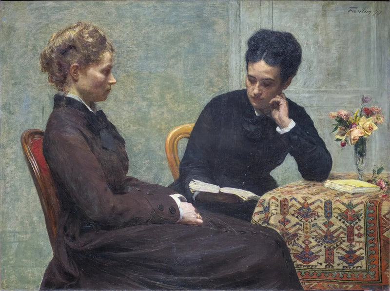 La lectura - Henri Fantin-Latour