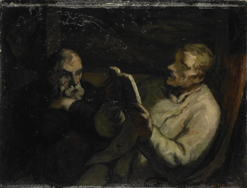 La lectura - Honoré Daumier