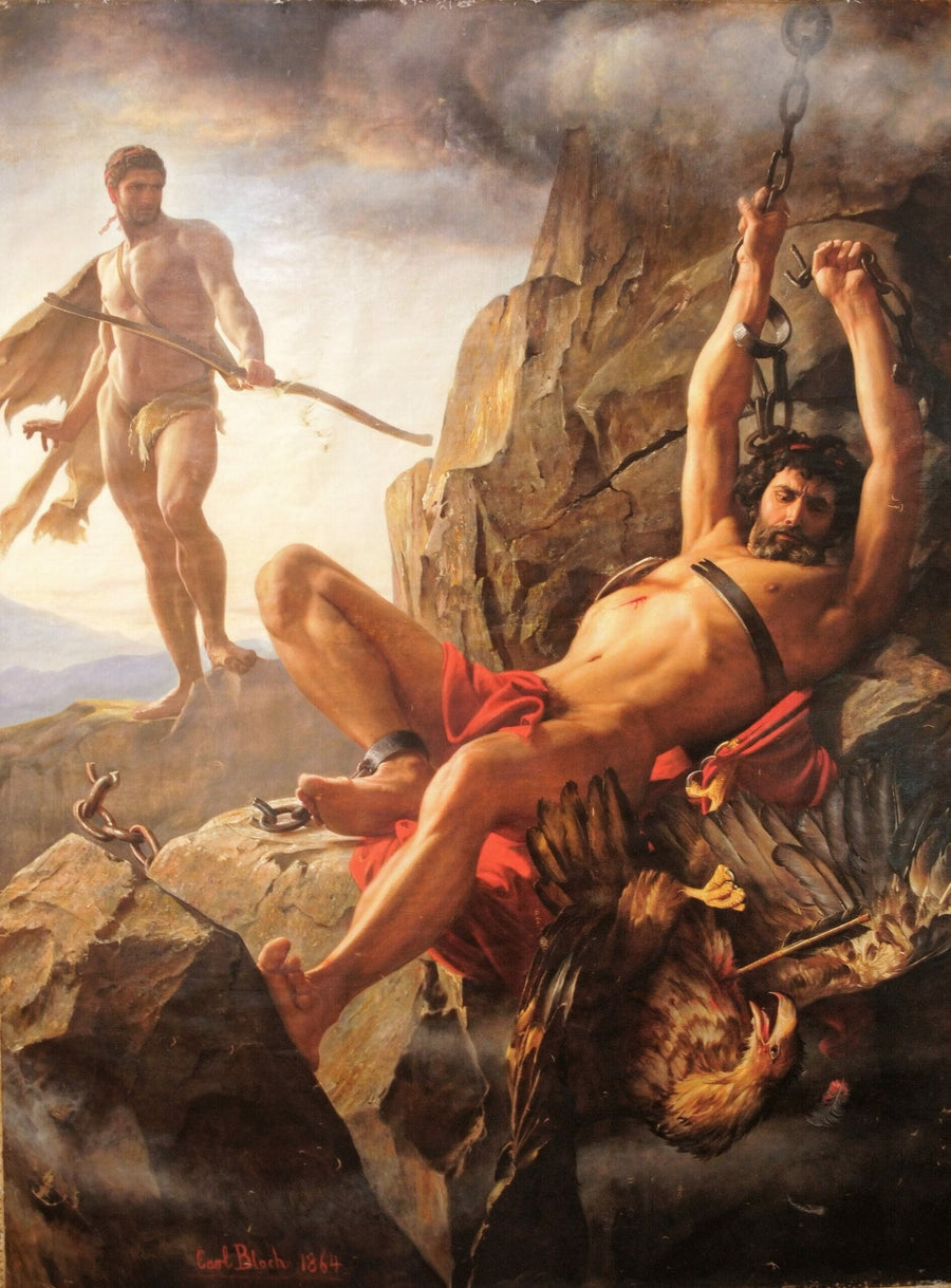 La liberación de Prometeo - Carl Heinrich Bloch