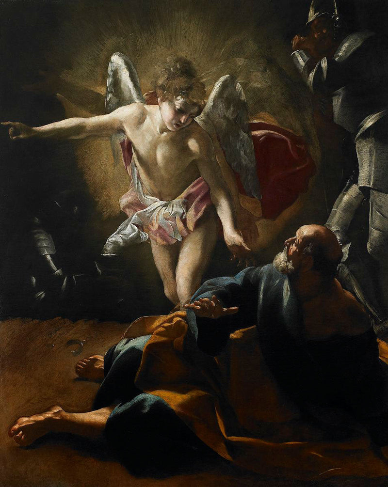 La Liberación de San Pedro - Giovanni Lanfranco