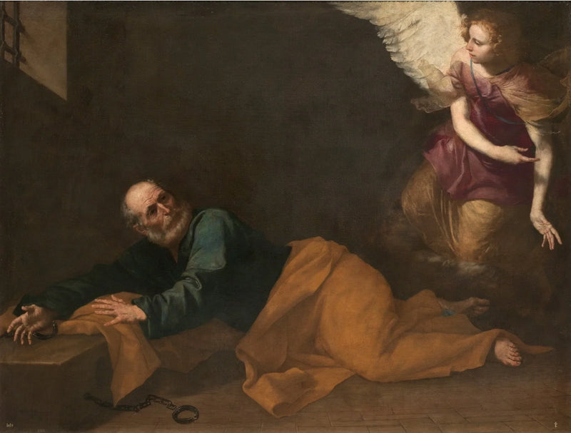 La Liberación de San Pedro - Jusepe de Ribera