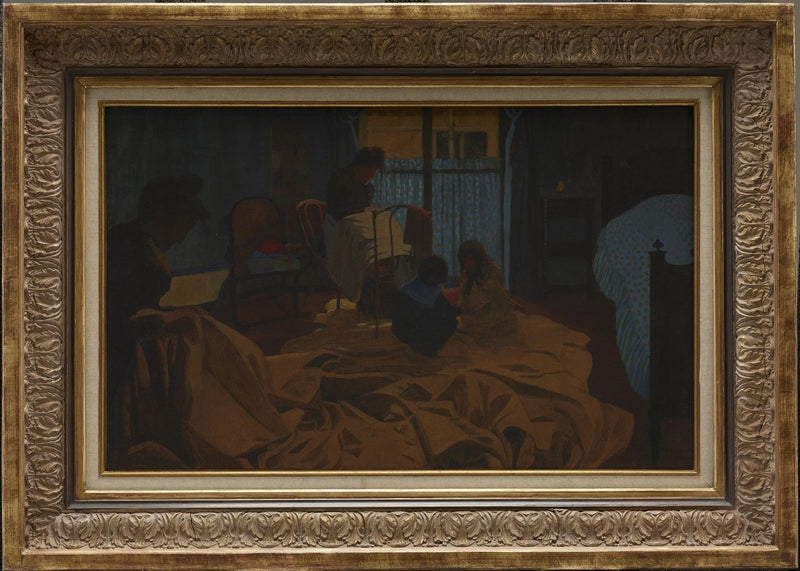 La Lingère, Habitación Azul - Félix Vallotton