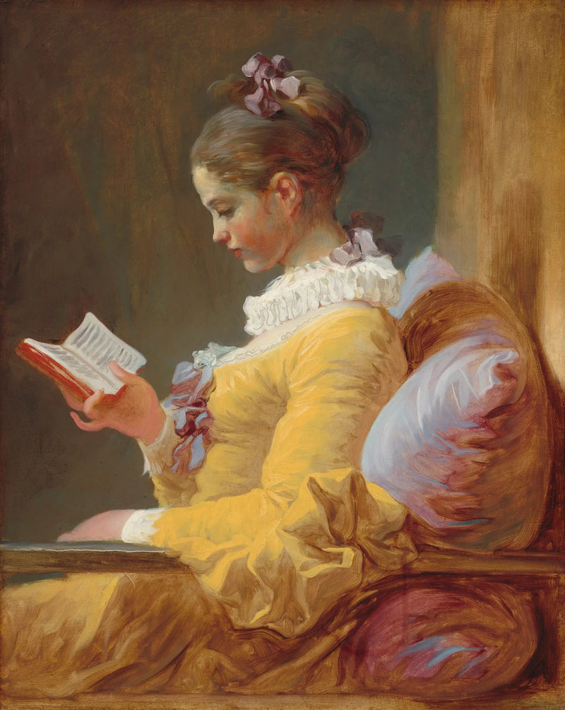 La Lectora - Jean-Honoré Fragonard