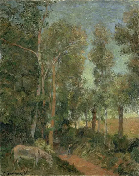 El borde del bosque (III) - Paul Gauguin
