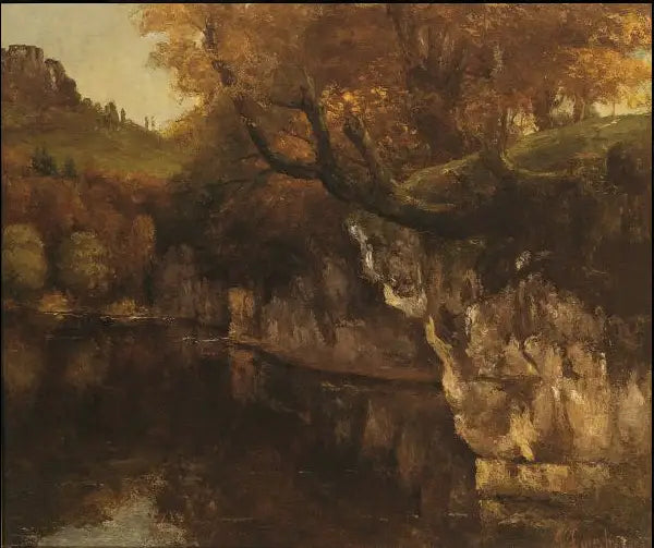 La Loue en Scey-en-Varais - Gustave Courbet