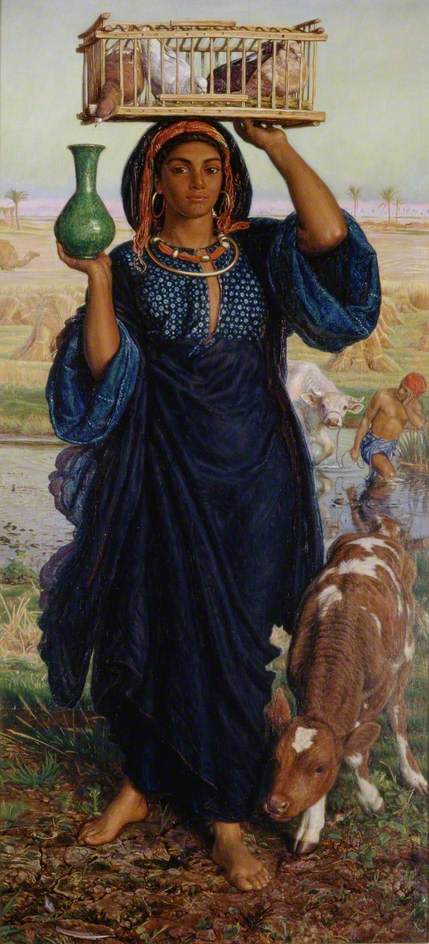 El resplandor de los fuegos artificiales en Egipto - William Holman Hunt