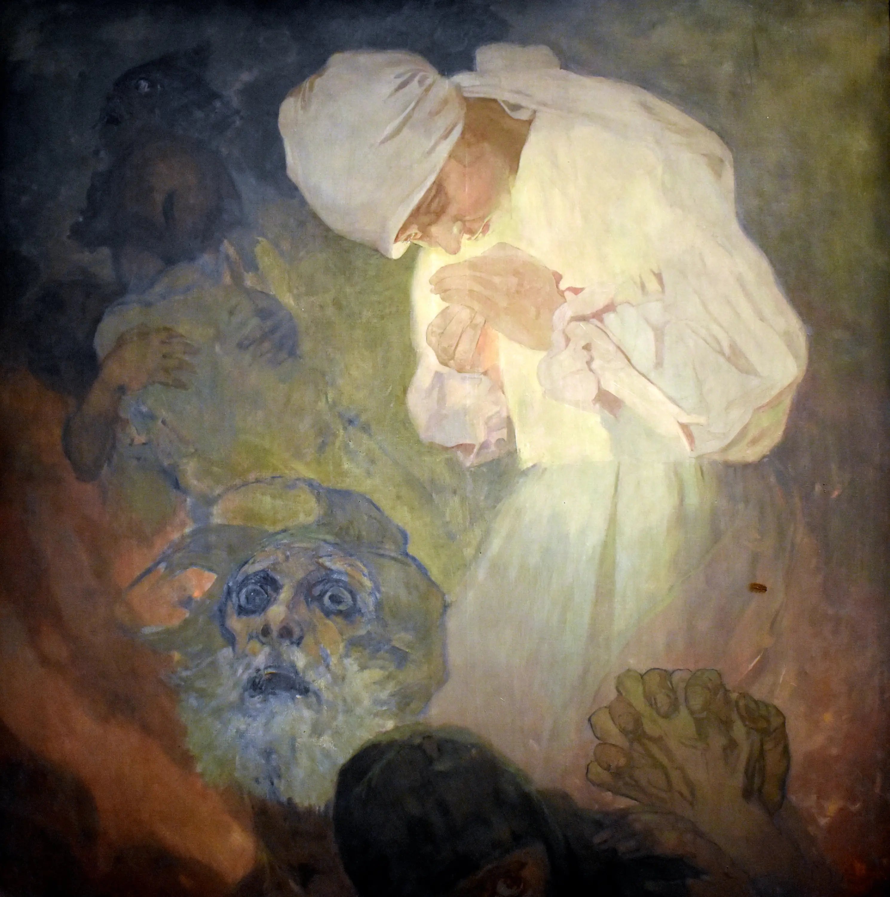 La Lumière de l'Espoir - Alphonse Mucha image 1 reproduction artisanale de tableau
