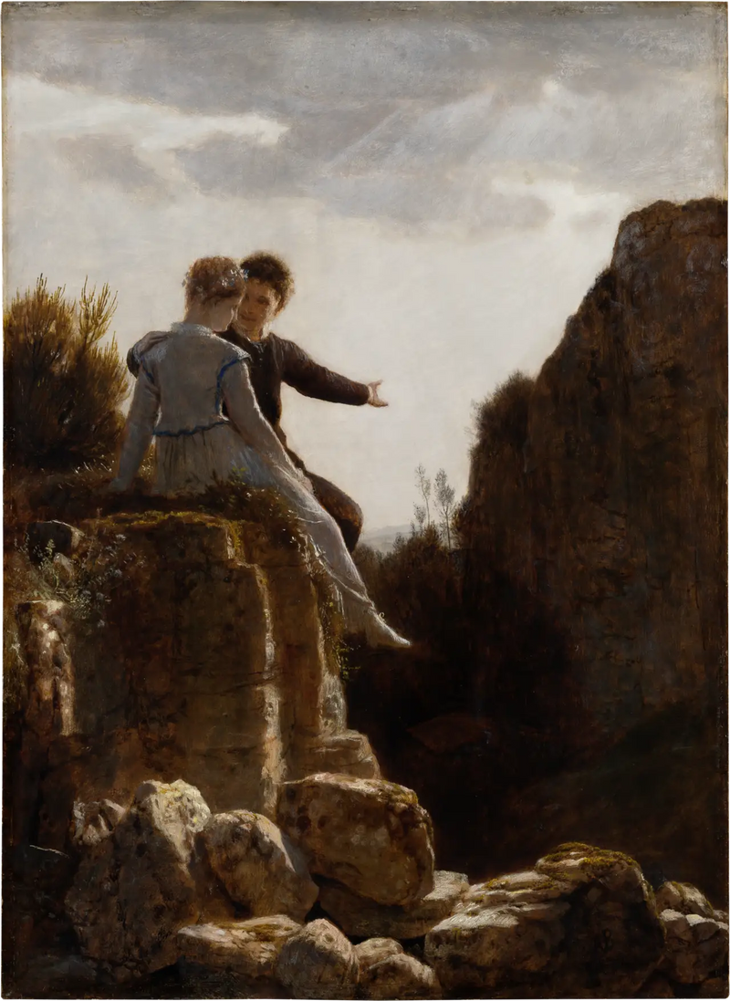 La luna de miel - Arnold Böcklin