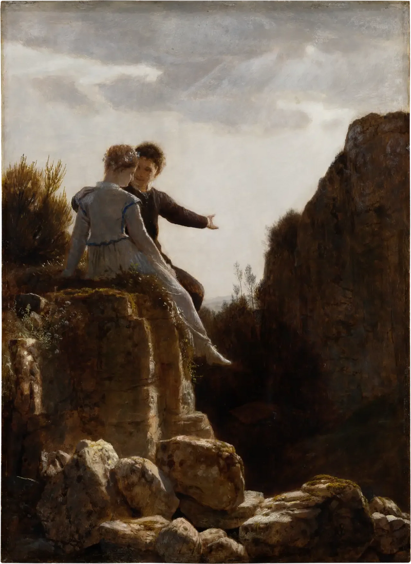 La luna de miel - Arnold Böcklin