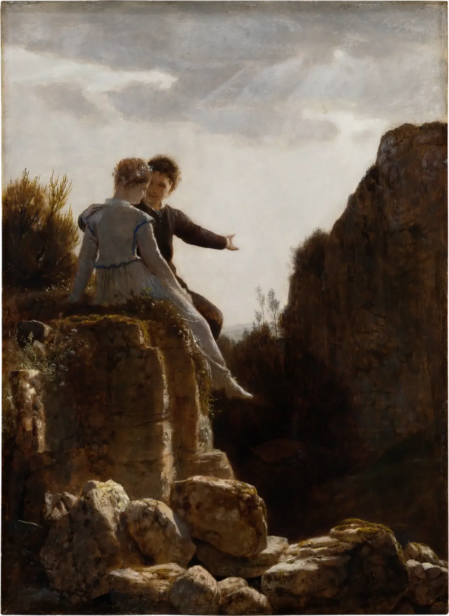 La luna de miel - Arnold Böcklin