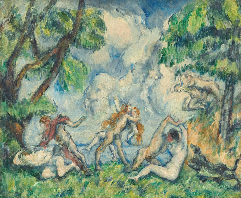 La Lucha de amor - Paul Cézanne