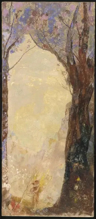 La lucha de Jacob con el ángel - Odilon Redon
