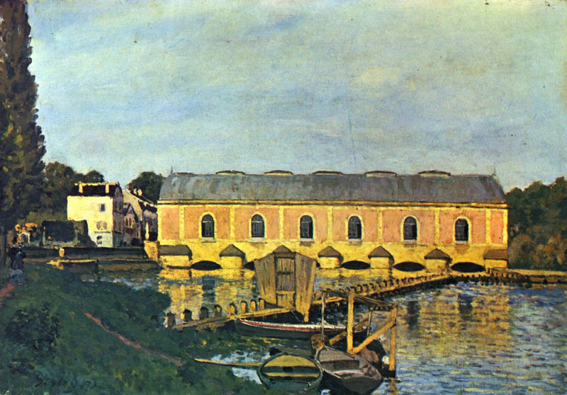 La Máquina de Marly - Alfred Sisley