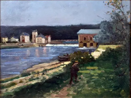 La máquina de Marly - Gustave Caillebotte