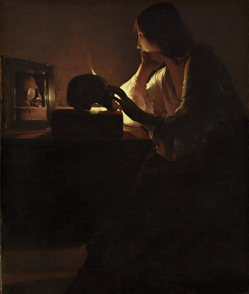La Magdalena con espejo - Georges de La Tour