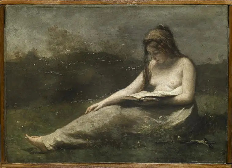 La Magdalena leyendo - Jean-Baptiste Camille Corot