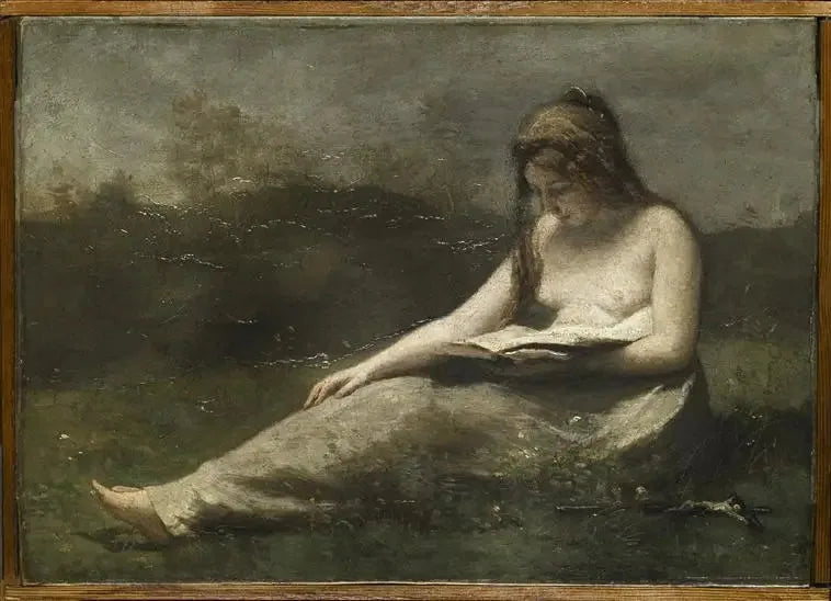 La Magdalena leyendo - Jean-Baptiste Camille Corot
