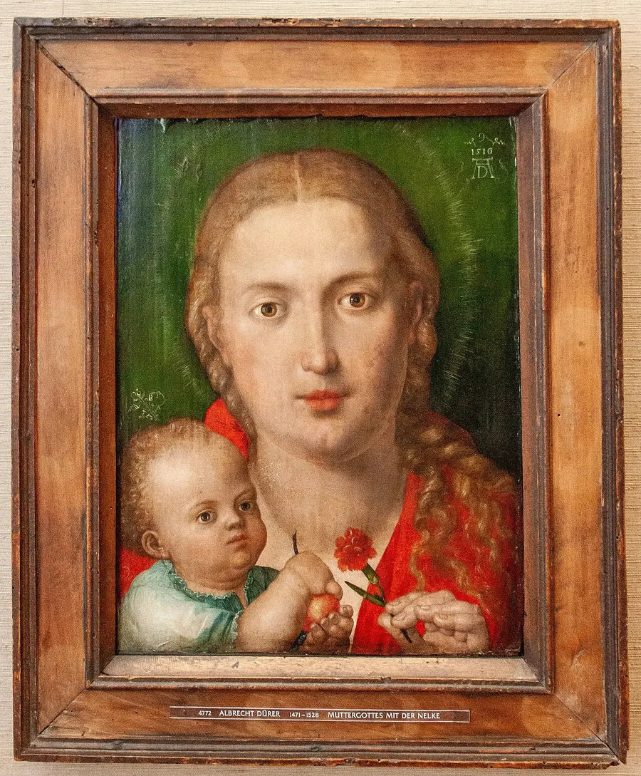 La Madonna con el clavel - Albrecht Dürer