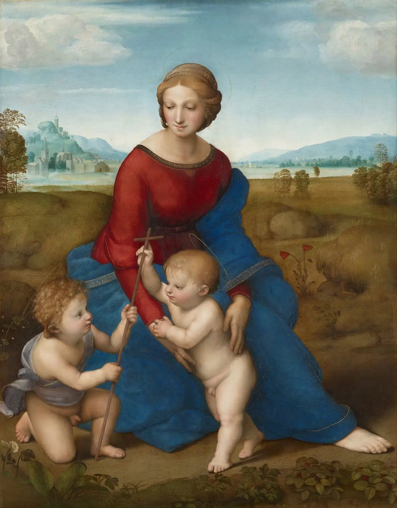 La Madonna en la pradera - Rafael Sanzio