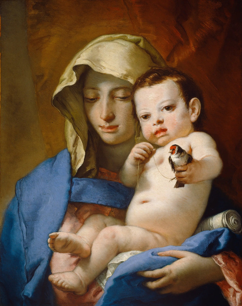 La Madonna con el Jilguero - Giovanni Battista Tiepolo