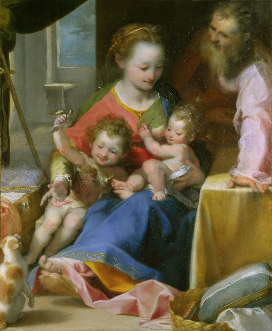 La Madonna con gato (Baroccio) - Federico Barroci