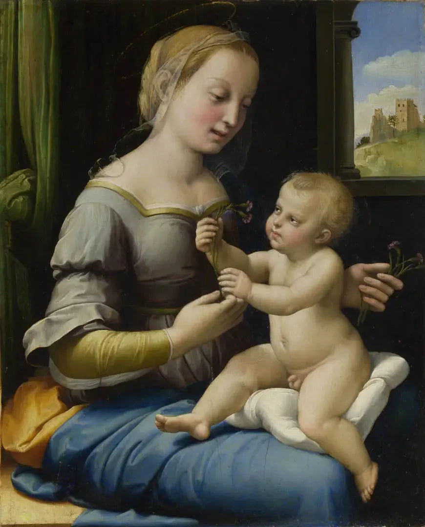 La Madonna de los claveles - Rafael Sanzio