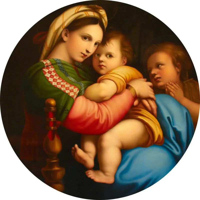 La Madonna de la silla - Rafael Sanzio