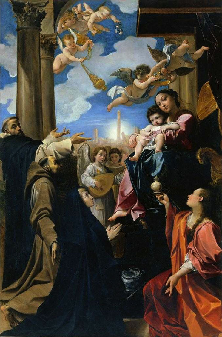 La Madonna de los Bargellini - Ludovico Carracci