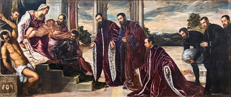 La Madonna de Camerlenghi - Jacopo Tintoretto