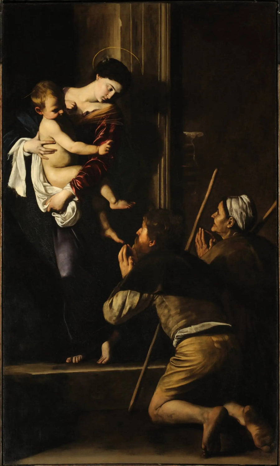 La Madonna de los peregrinos - Caravaggio