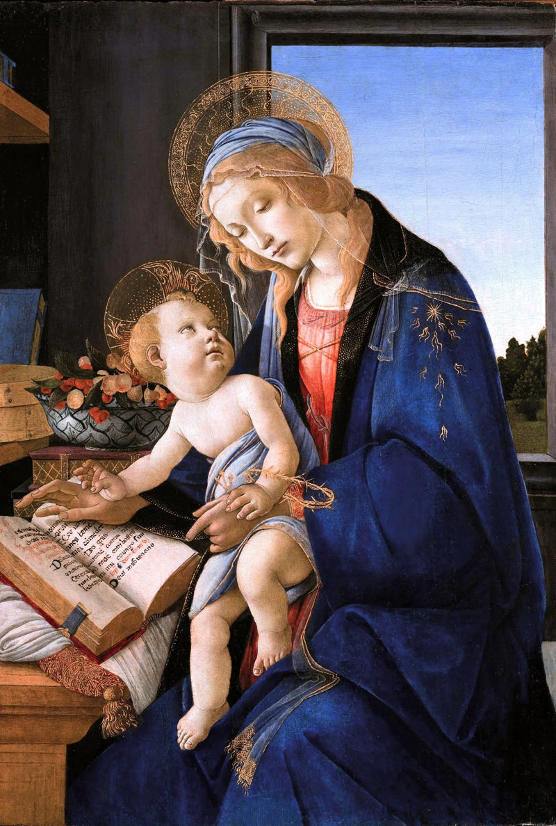La Madonna del libro - Sandro Botticelli