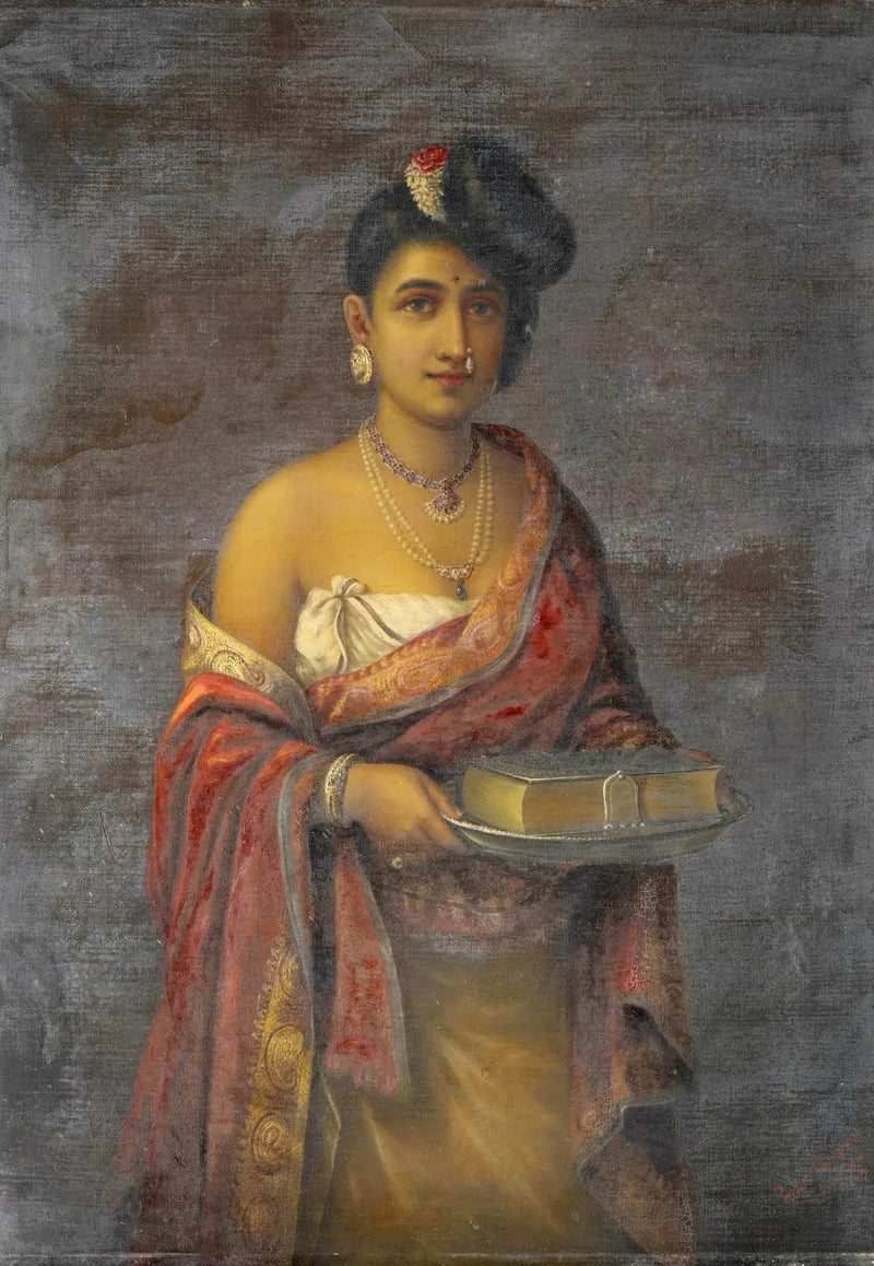 La Maharani de Travancore - Ravi Varma