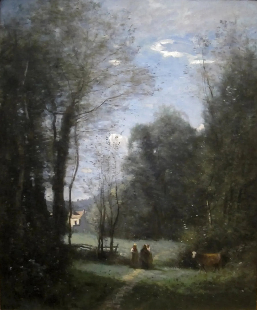 La Casa Blanca de Sèvres - Jean-Baptiste Camille Corot