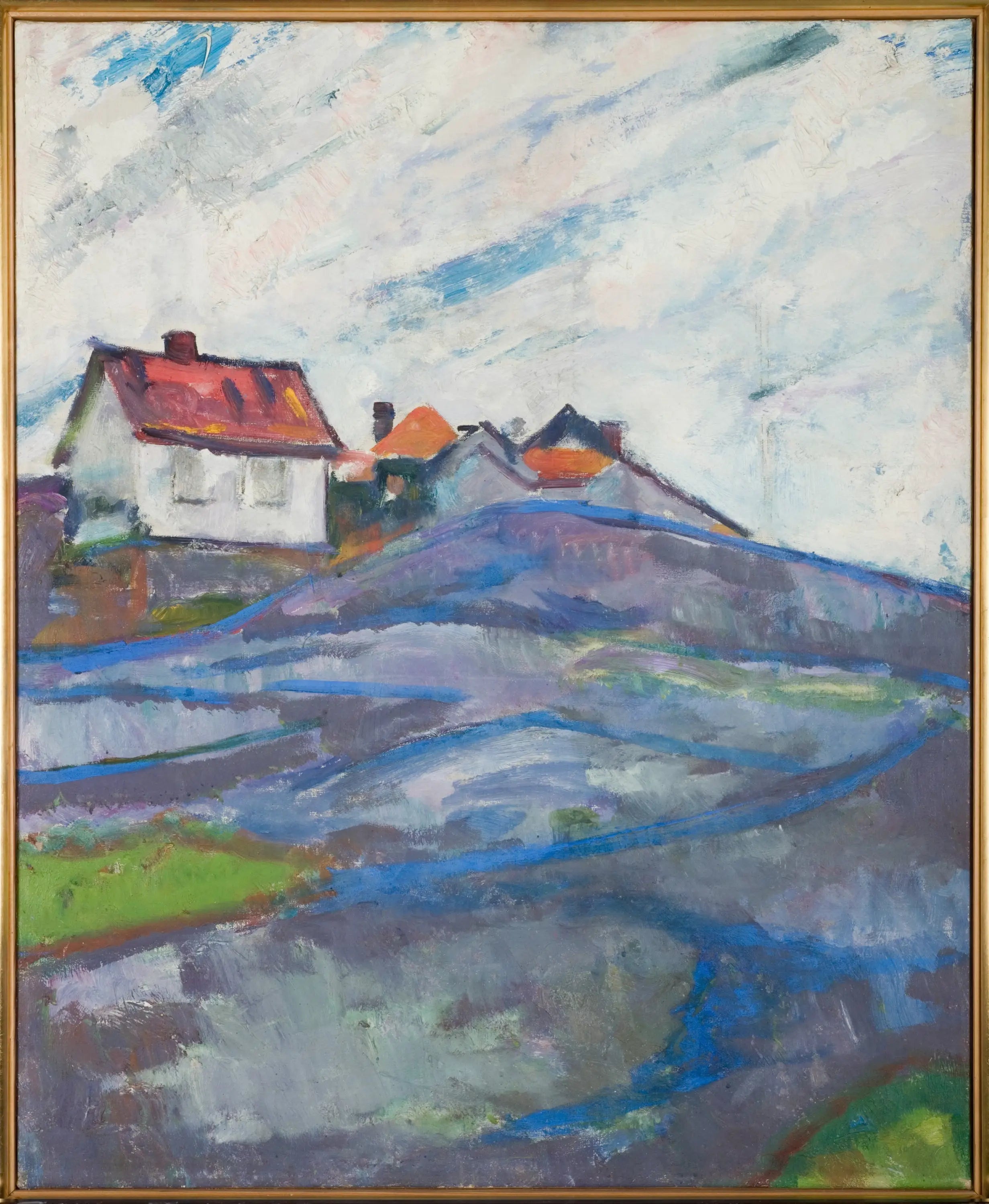 La Maison dans les Skerries - Edvard Munch image 1 copie de tableau peinte à la main