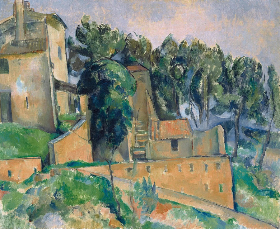 La Casa de Bellevue - Paul Cézanne