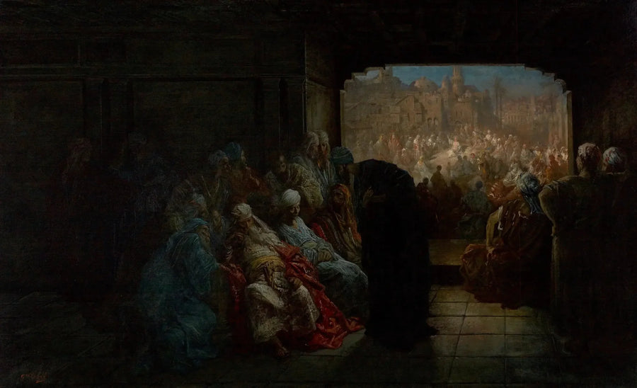 La casa de Caifás - Gustave Doré
